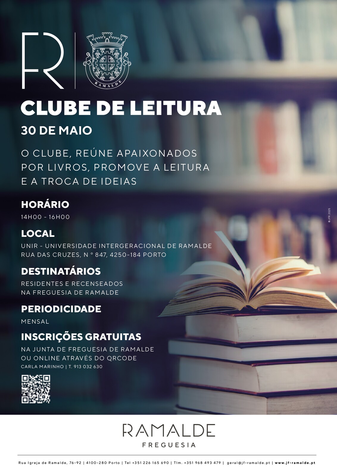 Clube de Leitura | 30 de maio 