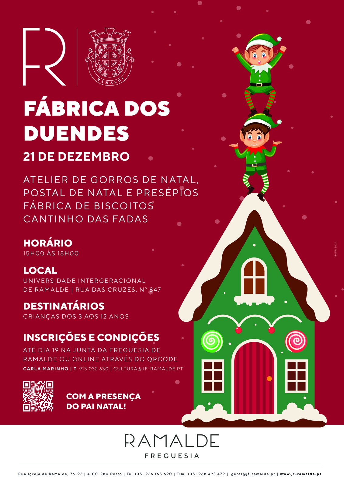 Fábrica dos Duendes promete magia natalícia para os mais pequenos em Ramalde 